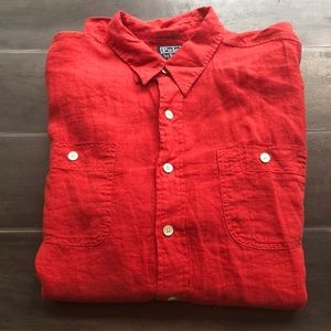 Polo linen button down
